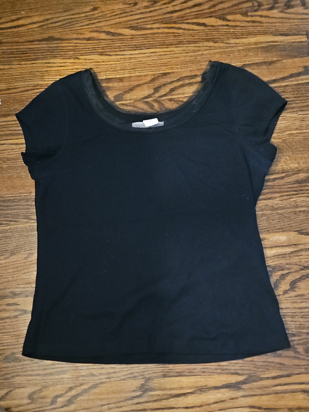 Classic Black Women’s Scoop Neck Top